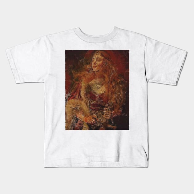 Boudicca Kids T-Shirt by Blank Kunst